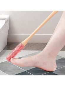 Soft Foot Scrubber, Removes Dead Skin & Calluses, Foot Care Essential Tool, Handheld Brush, Compact Design, Durable Bristles, Hygienic Material, Exfoliating & Cleaning Tool, Beauty Enthusiasts, Self-Care Necessity - Multicolor - View 4