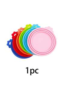 5 tapas para latas de comida para mascotas, aptas para alimentos y lavavajillas, cubren la mayoría de las latas de perros y gatos de tamaño estándar - Multicolor - Ver 12
