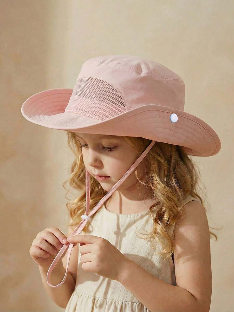 男士夏季防紫外线遮阳帽，透气镂空遮阳帽，渔夫帽 - 彩色 - 查看 1