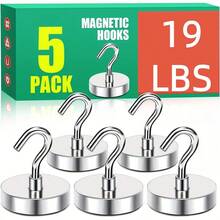 Móc từ N52 lực hút 9kg, nam châm Neodymium kèm móc, cần thiết cho cabin du thuyền, thích hợp để treo tủ lạnh, trong lớp học, kỳ nghỉ biển, dụng cụ nhà bếp, đồ dùng gia đình, treo nhiều vật dụng nhỏ khác nhau. - Nhiều màu - Xem 11