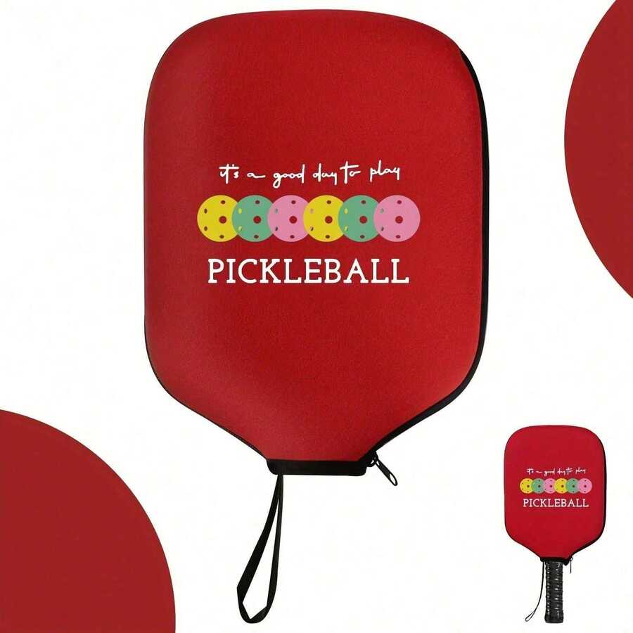 Funda para paleta de pickleball - Funda para paleta de pickleball, Protector para paleta de pickleball - Rojo - Ver 1