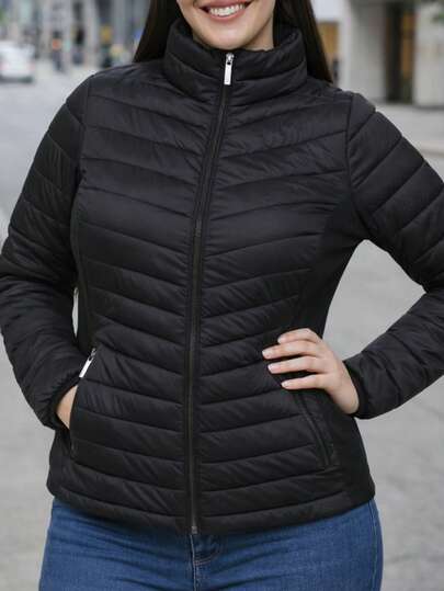 HPC POLO CHAMARRA CON GORRO PARA DAMA BONITA, COMODA, LIGERA Y ELEGANTE TALLAS EXTRAS