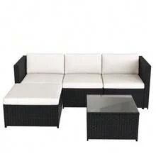 Outdoor Table & Chair Sets - Black - View 11