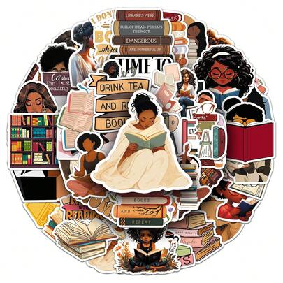 50 ชิ้น สติกเกอร์ สติกเกอร์เชิงบวก สติกเกอร์สร้างแรงบันดาลใจ สติกเกอร์ความงาม สติกเกอร์น่ารัก สติกเกอร์ผู้หญิง สติกเกอร์สุดเท่ สำหรับขวดน้ำ, กีตาร์, กระเป๋าเดินทาง, โทรศัพท์, เคส, แล็ปท็อป, สเก็ตบอร์ด, ของขวัญ