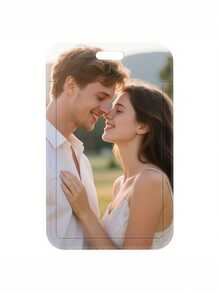 2D Single Photo Card Holder Double-Sided Personalized Design Plastic Folder Suitable For Student ID, Work ID, Public Transit Card, Lightweight Minimalist Style Perfect Birthday Gift Cute Document Card Holder - Multicolor - View 7