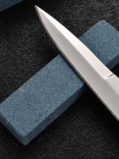 1/3pcs Professional Small Sharpening Stone, Suitable For Camping, Hunting And Home Kitchen Knives; Double-Sided Whetstone For Scissors And Blades; Oilstone Knife Sharpening Tool.