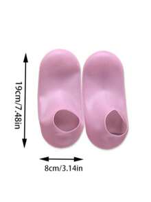 1/2 pares de meias hidratantes de silicone para os pés, cuidado eficaz com os pés, previne rachaduras nos calcanhares, remove pele morta, elásticas, hidratam o dia todo, são impermeáveis, inodoras, fáceis de calçar, macias e confortáveis, ideais para o Ano Novo, Dia dos Namorados, Dia das Mães, Dia dos Pais, verão e volta às aulas. - Novo modelo - Ver 6