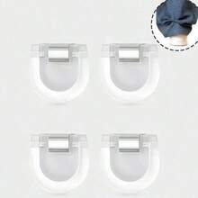 2 kẹp rút ngắn ống quần vô hình, giúp quần không bị kéo lê trên mặt đất, thiết kế móc ẩn liền mạch, phù hợp với quần jean và quần tây, chống thấm nước, bền chắc, chống rơi, chất liệu kim loại, thích hợp sử dụng tại nhà, khi đi du lịch, ngoài trời và các trường hợp khác, phù hợp cho nam, nữ, người già, có thể mua làm quà tặng cho bố mẹ. - Màu trong suốt - Xem 10