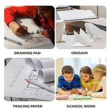 15"X 20"Kraft Paper Sheets Bulk White Paper, Large Craft Paper For Arts, Drawing, DIY Projects, White Wrapping For Gift Shipping Packaging 200 Sheets - 白色200P15X20英寸 - 查看 7