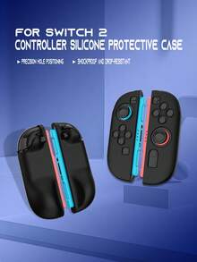 2pcs Silicone Grip Covers For Nintendo Switch 2nd Gen Controllers, Anti-Drop, Anti-Slip, Anti-Scratch, Sweat-Proof, Enhance Gameplay Experience - View 1
