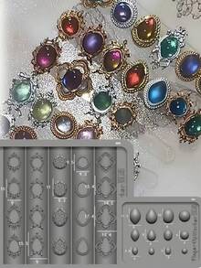 Nail Art Templates & Stampers - Clear - View 5