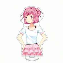 心跳文学俱乐部！约12厘米长，亚克力Q版动漫迷你手办，动漫人物桌面摆件，窗台动漫装饰品，可爱动漫装饰，卧室装饰，家居装饰 - 均碼 - 查看 8