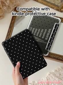 Ốp bảo vệ máy tính bảng họa tiết chấm bi tối giản 9.7/10.2/10.5/10.9/12.9 inch/Pro 11, phù hợp với Galaxy Tab S6 Lite 10.4 inch, Kindle Paperwhite thế hệ thứ 12 2024, Kindle (thế hệ thứ 11-2024), mềm mại, chống sốc, chức năng tự động tắt/mở màn hình thông minh, chân đế gập chữ Y xoay đa góc. - Nhiều màu - Xem 10