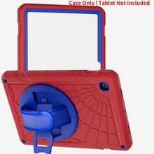 1pc Shockproof And Impact-Resistant Case For 7th/8th/9th/10th Generation Case Mini 6 Mini 7 8.3 Inch Galaxy Tab A8 10.5 Air2 Pro 5th 6th 9.7 Inch, (A16) 11 Inch 11th Generation 2025 11 Inch (A16)Heavy Duty Shockproof Protective Case With Stand, Hand/Shoulder Strap And Pen Holder, Red+Blue - Red and Blue - View 10