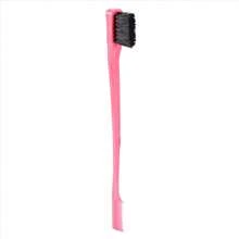 Double Sided Edge Control Hair Brush Comb Combo Pack 4 Pieces Pink And Black - A - View 6