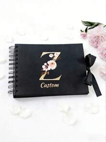 60 Page (30 Sheets) Personalized Photo Album/Scrapbook, Suitable For Wedding Guest Book, Anniversary, Family DIY Photo Album, And Craft/Mother's Day Gift (Small Size 8.3*5.7 Inches) - Multicolor - View 24