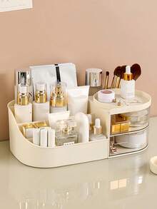 Hộp đựng đồ trang điểm để bàn nhiều màu sắc có ngăn kéo, giá đựng đồ trang điểm dung tích lớn, hộp đựng son môi, hộp đựng sản phẩm chăm sóc da, thích hợp cho kỳ nghỉ, bãi biển, phòng tắm, phòng ngủ, ngày Valentine, đám cưới, lễ Phục sinh, tháng Ramadan, trang trí nhà cửa. - Nhiều màu - Xem 12