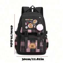 Capybara Cute Anti-Tumbling Backpack School Backpack Teen Backpack Laptop Backpack With Pom Pom Backpack Travel Backpack Casual, Back To School Gift Cute Cartoon Backpack - Lightweight With Adjustable Straps -Student Backpack Backpack School Bag,Back To School Supplies School Essentials Stationery Supplies Backpack - Multicolor - View 12