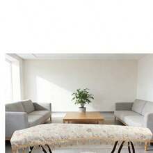 1个古筝（中国古筝）防尘罩，通用135厘米流苏缎面雕花古筝防尘罩，双面雕花古筝罩 - 查看 15