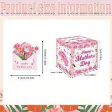 1Set Mother's Day Money Pull-Out Gift Box Best Mom Ever Pop Up Greeting Card Mother's Day Gift Box For Cash With Pull Out Card DIY Set 3D Mother's Day Gift Card World's Best MOM Paper Card With Envelope For Mom Woman Mother Gifts - Gift Box - View 3