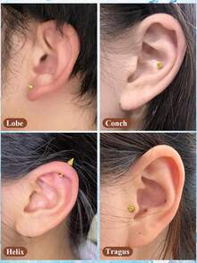 16G Spike Lip Studs Internal Thread Titanium Alloy Lip Piercing Jewelry,Labret Medusa Monroe Snake Bites Piercing Jewelry, 18G Cartilage Helix Tragus Daith Rook Earrings Piercing Jewelry For Womem Men 6mm 8mm 10mm 12mm - Pointed - View 4