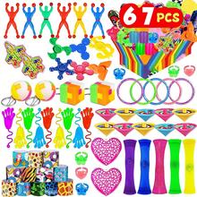 Bộ 67 món đồ nhét túi quà tặng tiệc tùng, quà Giáng sinh, đồ dùng số lượng lớn cho lớp học, quà tặng hộp kho báu lễ hội, đồ nhét túi piñata, đồ dùng cho tiệc sinh nhật người lớn. - Màu Hồng  San hô - Xem 16