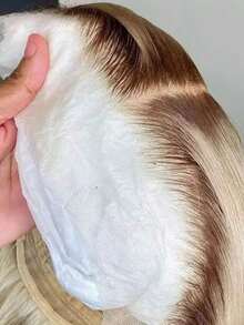 180 Density Ombre Brown Roots Ash Blonde Bob Deep Wave Lace Front Wigs Human Hair Pre Plucked Glueless Natural Hairline Brazilian Virgin 13x4 HD Transparent Short Bob Curly Human Hair Wig For Women With Baby Hair - 根根分明與漸層 - 查看 7