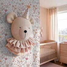 Peel And Stick Boho Pink Floral Peel Stick Wallpaper Contact Paper Removable Se- Adhesive Wallpaper For Walls Bedroom Home Decoration Vinyl Rolls 17.7''x118.1'' - Hồng - Xem 3