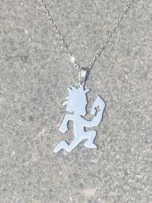 1pc Stainless Steel Axe Pendant Necklace Unisex  Men Women Hip Hop Style Jewelry Gift For Him Her ZCVB - 卡通人物項鍊 - 查看 8