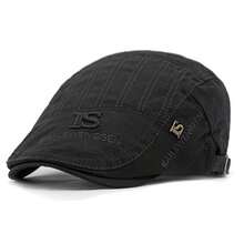 1 pieza Gorra de periódico retro para hombres/mujeres, gorra boina casual para primavera/verano - Gorra de repartidor de periódicos del IS - Ver 11
