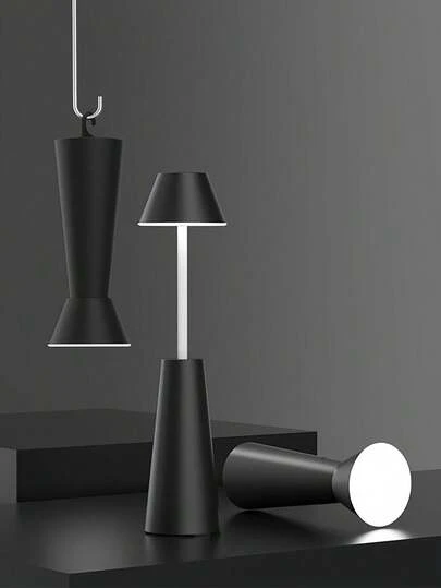 1个1800mAh多功能台灯，卧室书房护眼可伸缩夜灯氛围灯户外创意手电筒露营小工具