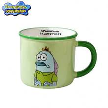 SpongeBob SquarePants 海绵宝宝全新官方小丑鱼马克杯系列，杯子，马克杯，牛奶杯，咖啡杯，耐高温陶瓷，海绵宝宝IP图案，多种颜色可选，节日礼物，家庭聚会用品，乔迁礼物，宿舍杯，抹茶碗 - 彩色 - 查看 8