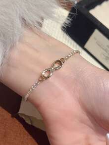 无限符号手链——简约时尚，百搭实用，适合各种场合。轻盈奢华，尽显优雅精致。 - 無限符號手鍊 - 查看 3