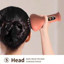 Hailicare 9档加热红光+EMS微电流+振动按摩多功能刮痧板，1200mAh可充电电动穴位按摩器，适用于全身 - 查看 9