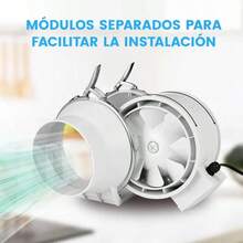 Extractor de aire silencioso y potente de 6 pulgadas - Ver 3