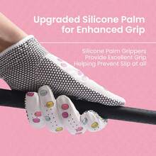 FINGER TEN 1pc Women's Right Hand Golf Glove, Anti-Slip Design, Comfortable Silicone Palm, Enhances Swing Stability, Fashionable Pattern, Size S/M/L Available - Macaron - View 7