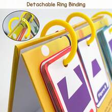 Lachilly 60 Daily Shape Practice Cards Calendar, Flip Cards With Find & Identify Games, Daily Vocabulary Learning Supplies, Home School Classroom Resources Educational Toys - Multicolor - View 7