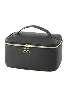 1 件装女士化妆包，多功能便携式化妆包，大容量旅行化妆品收纳包，旅行洗漱包，带提手和隔层。 - 彩色 - 查看 6