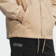 Adidas 男士 GFX 针织连帽夹克 KR0218 - 卡其色 - 查看 5