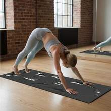 1 件 71*22 英寸瑜伽垫，多种花卉图案可选 - 防滑耐磨加宽加厚健身垫，家用及专业初学者瑜伽训练垫 - 彩色 - 查看 7