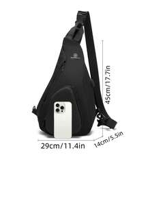 户外多功能胸包，大容量休闲背包，骑行徒步单肩包 - 多色 - 查看 4