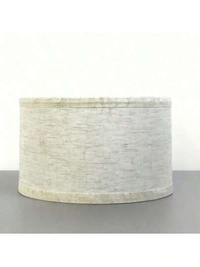Beige Lamp Shade - Replaceable Round Lamp Shade, Suitable For Table Lamps And Floor Lamps, Easy To Install (No Battery/Power Connection Required)