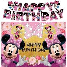 pokemon 史迪奇主题生日横幅套装，生日快乐印花背景布，生日派对庆祝道具，生日氛围装饰，适合家庭生日聚会，完美的生日礼物道具 - 拉旗背景布 - 查看 10