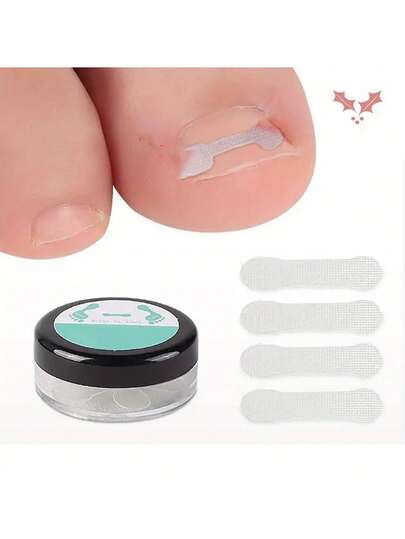 10pcs Painless Ingrown Toenail Correction Stickers, Elastic Patch For Nail Care, Nail Tools/Nail Correction Stickers, Suitable For Foot Care Enthusiasts, Men And Women, Elegant Small Gift
