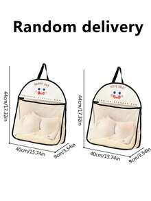 1个悬挂式网眼内衣袜收纳整理袋，透气可水洗衣物分类袋，多功能悬挂式分类袋，内衣袜袋，便携式透气壁挂式收纳袋，悬挂式网眼收纳袋，涤纶透气可水洗衣物整理袋 - 彩色 - 查看 9