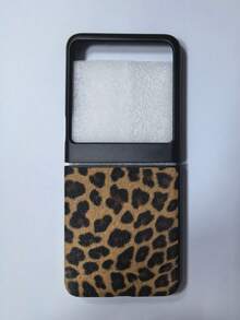 豹纹仿皮手机壳适用于三星 Z Fold3/4/5/6/7 智能手机防水防震防摔防刮 - 棕色 - 查看 20