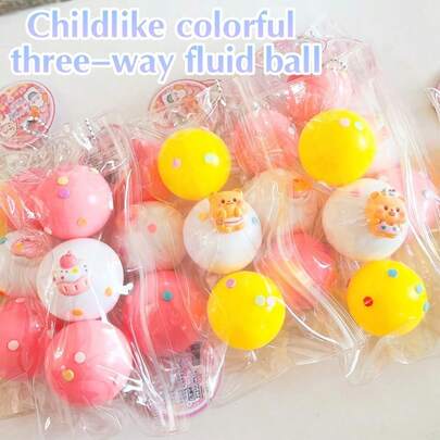 3pcs/Set Slow Rebound Stress Relief Squeezy Cake Dessert Toys, Squeeze To Relieve Pressure, Suitable As Gift For Holiday, Birthday, Emotion Soothing