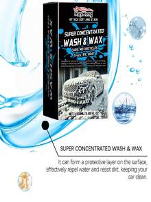rayhong 1pc/100ml Foaming Car Wash Liquid, Rich Foam Cleaning Decontamination, Car Paint Maintenance Anti-Pollution Cleaner, Motorcycle Tire Stain Renewal Maintenance Daily Care Cleaner, Dual-Use For Exterior And Interior, Suitable For Car Paint, Rims, Windows, Emblems, Plastic Trims, Rubber Seals And Light Interior Stains - Liquid - View 7
