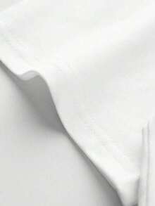 1PC T-Shirt  Boys' Cotton Round Neck T-Shirt, Casual And Comfortable Spring And Summer Short-Sleeved Printed Top - 白色 - 查看 4