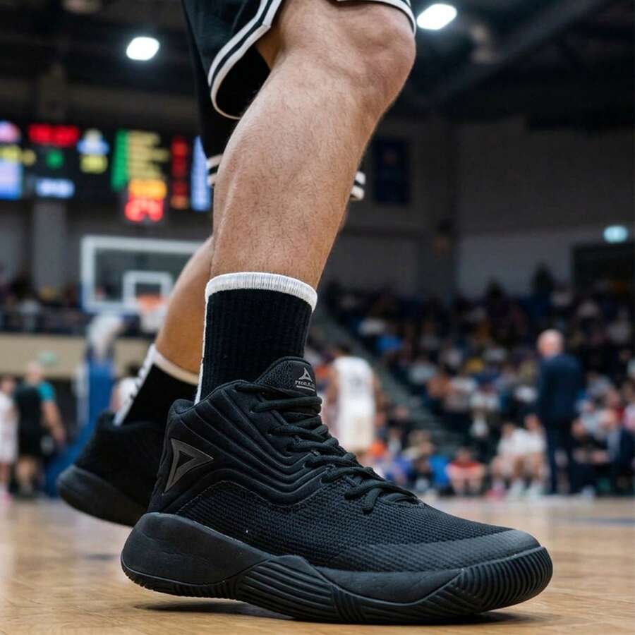 Tenis Pirma De Basketball Para Hombre 2005 - Negro - Ver 1